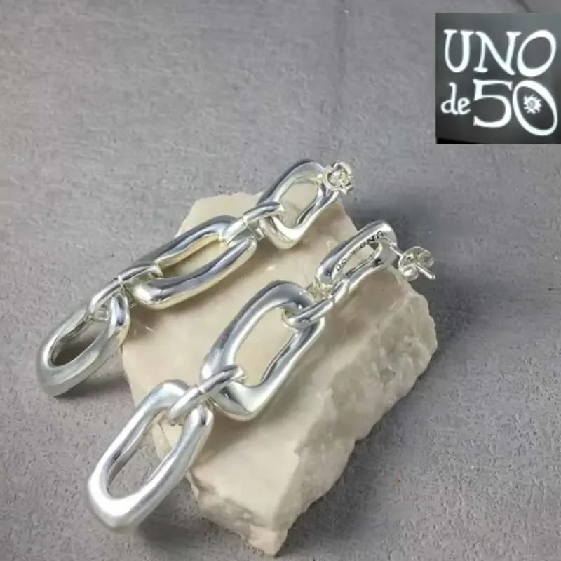 

UNO DE 50 Classic 925 Sterling Silver Earrings Fashion Jewelry Romantic Gift for Holiday