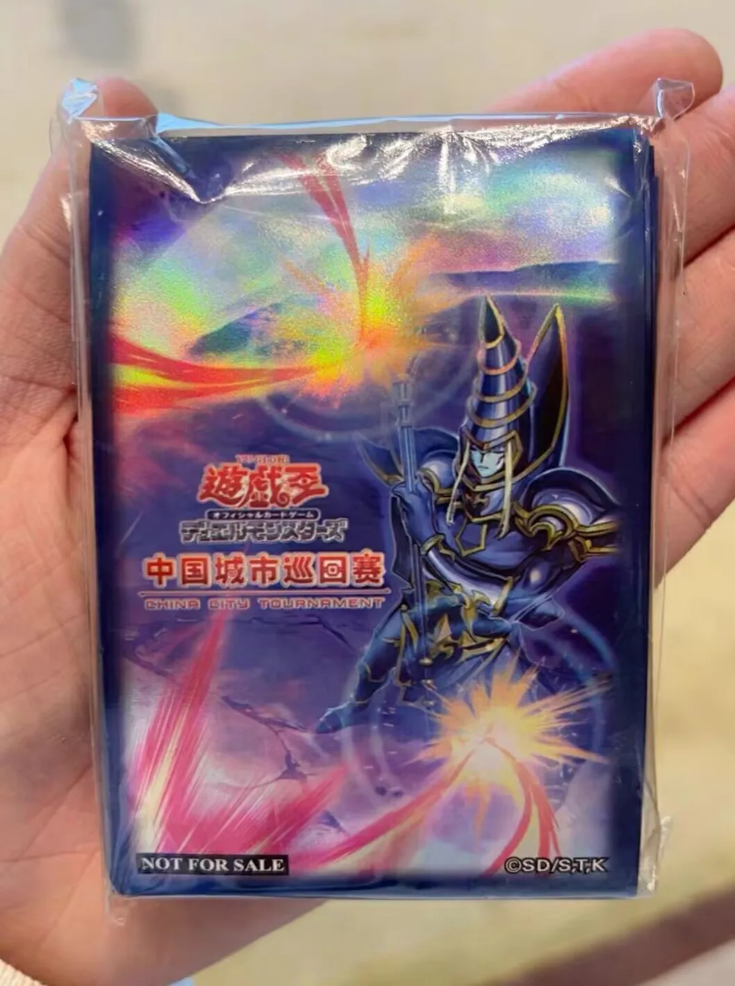 70Pcs Yugioh KONAMI Duel Monsters Dark Magician Chinese Match Limited Official Collection Sealed Card Protector Sleeves