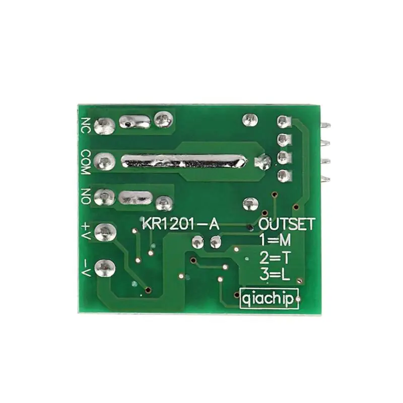 DC 12V 1CH 433MHz Universal Wireless Remote Control Switch RF Relay Receiver 433 MHz Transmitter Button Module Diy Kit