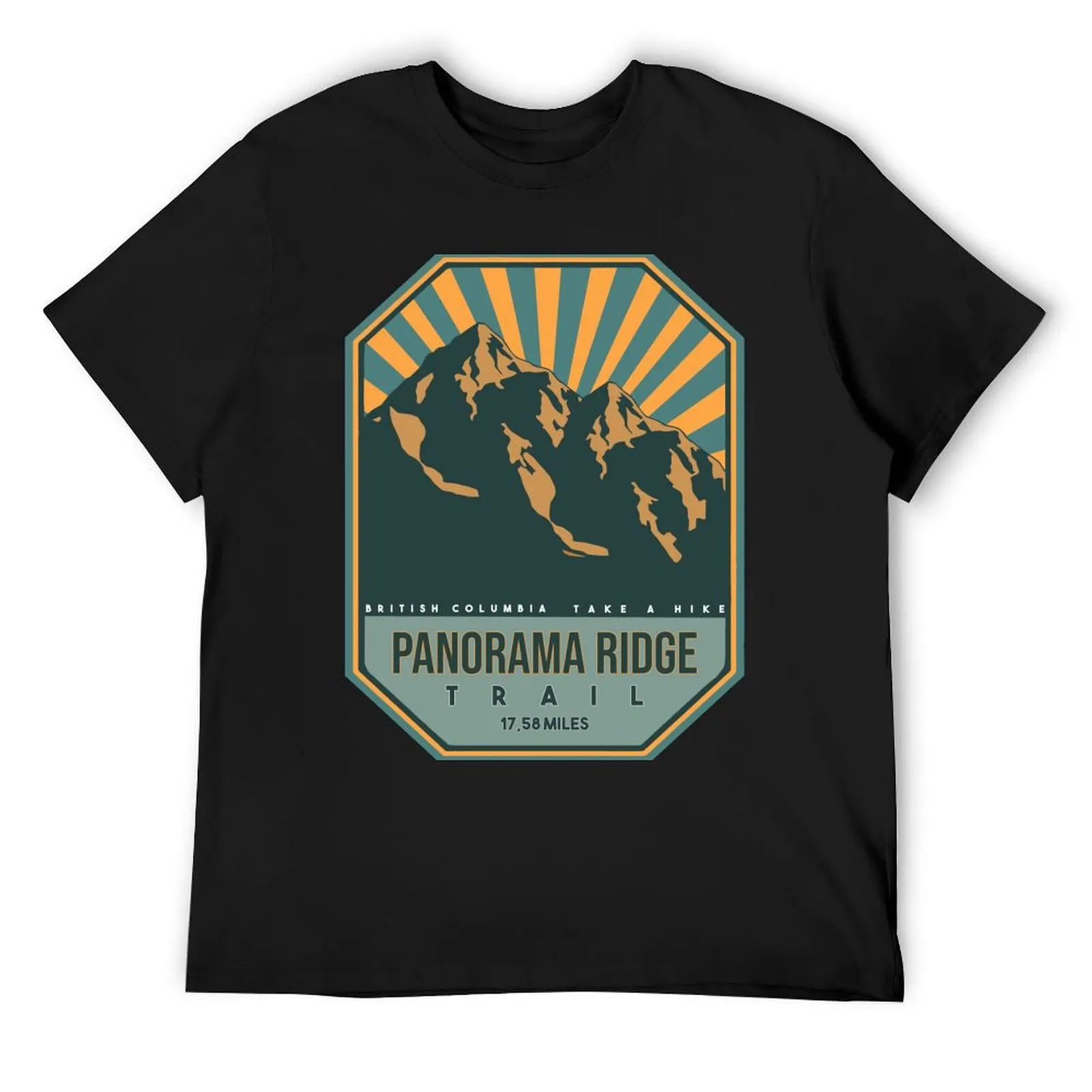 Panorama Ridge Trail British Columbia Hiking Trail T-Shirt summer clothes anime shirt shirts graphic tee men