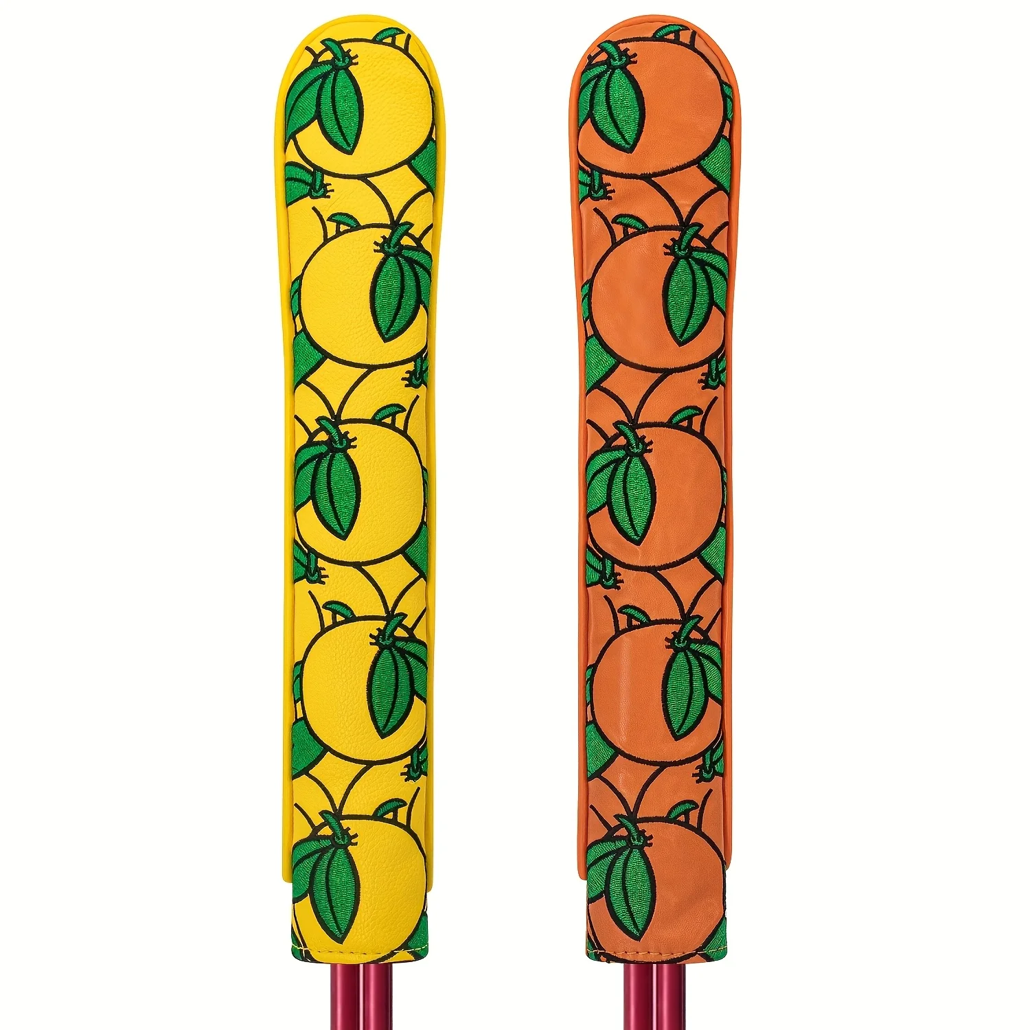 1pc Orange Fun Design Style Direction Golf Club Head Cover, Fashionable Golf Direction Stick Cover