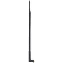 Antena WiFi de 12dBi, 2,4G/5G, banda Dual, alta ganancia, largo alcance, con conector RP-1 SMA para red inalámbrica