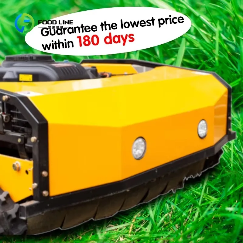 Customized Free Shipping Industrial Grade Remote Control Lawn Mower with 4-Stroke Engine