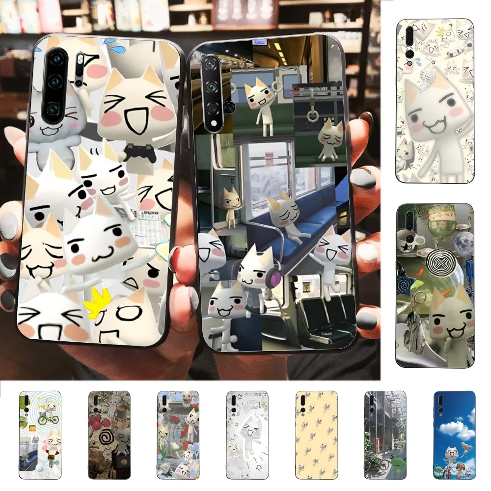 INS Cute Toro Inoue Cat Phone Case For Huawei P 8 9 10 20 30 40 50 Pro Lite Psmart Honor 10 Lite 70 Mate 20lite