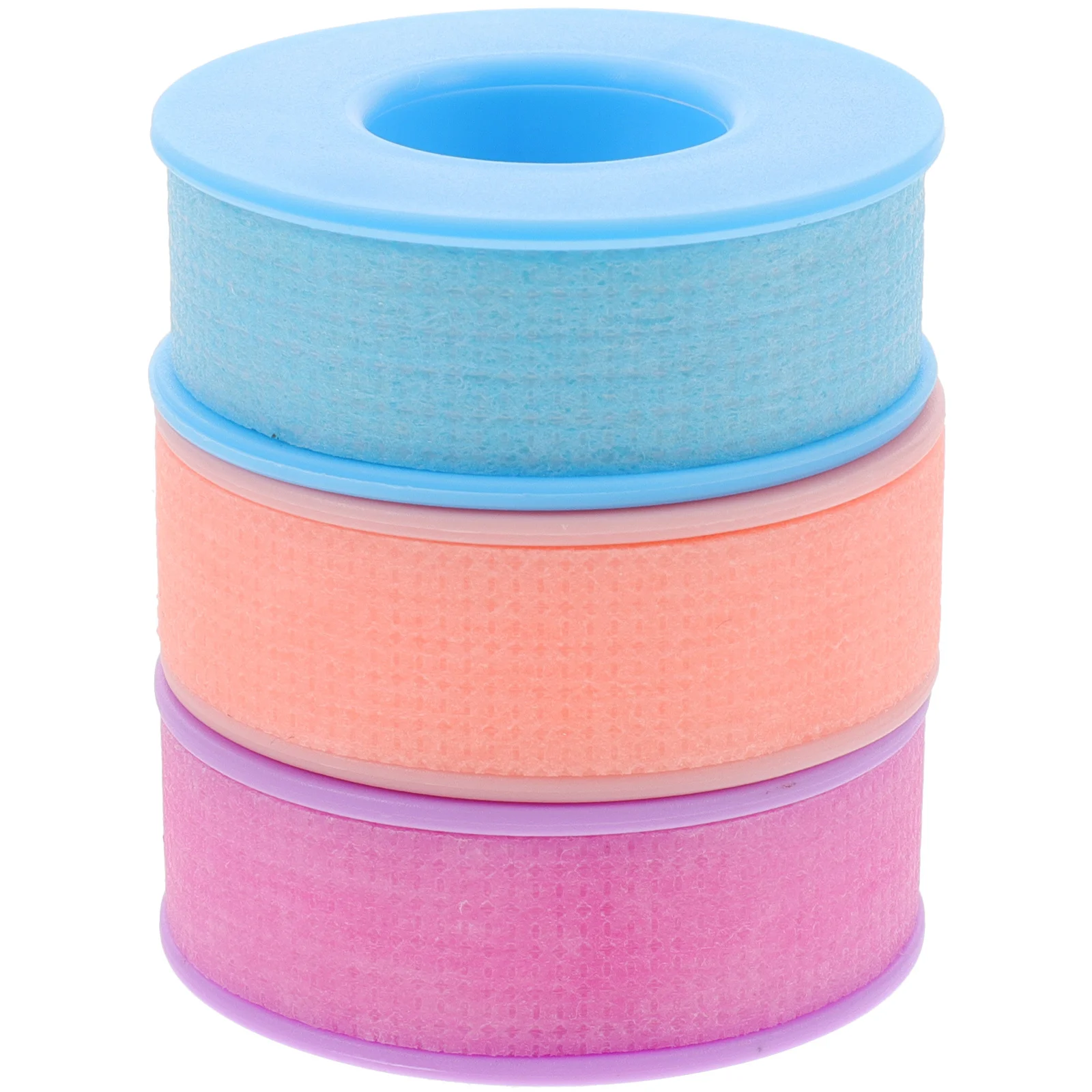 3 Rolls Adhesive Lash Tape Non-Woven Silicone Gel Breathable Eyelash Extension Tape for Makeup Salons Grafting Tools