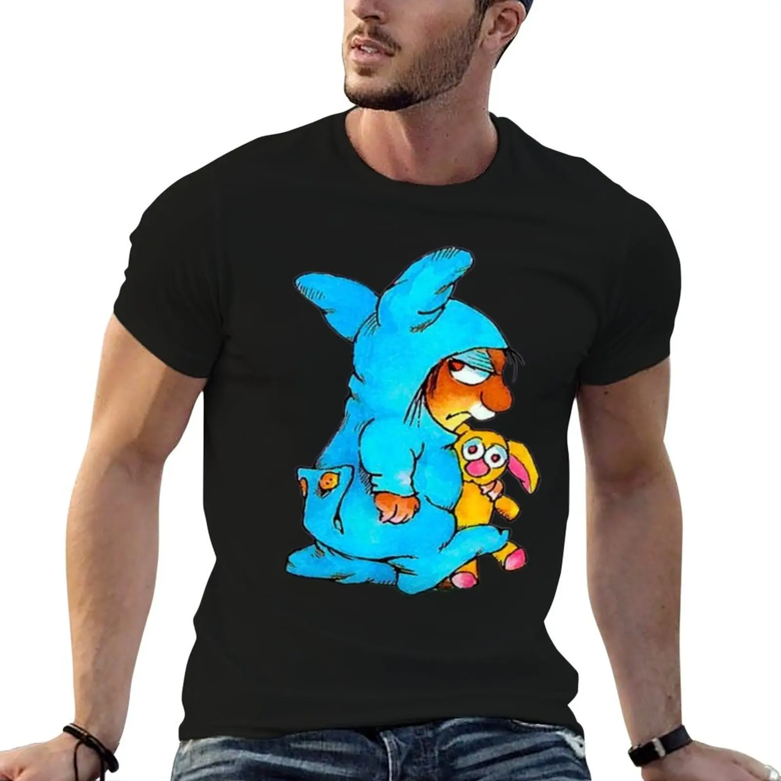 little critter - i don't want to go to bed T-Shirt croswit shirt man funny shirt cotton plain t shirts men