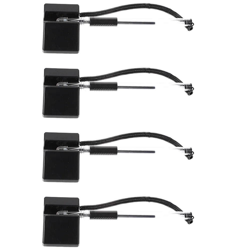

4 Pcs Pen Taichung Anti-theft Security Desk with Base Reception Counter Desktop Ink