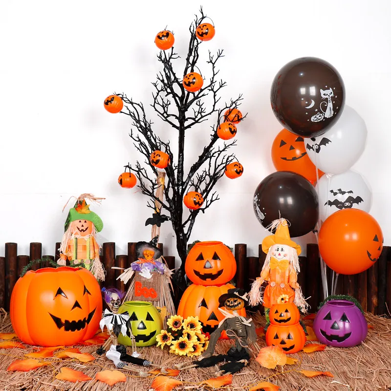 Factory Direct 20.26 million Holy Day Pumpkin Lantern Ghost Tree Set Big Tree Ornament