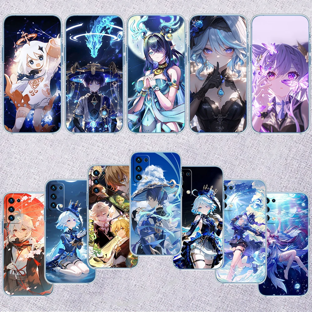 Funda de teléfono IM35 Genshin Impact, bonita funda para LG K22 K30 K40 K40S K41 K42 K50 K50S K51 K51S K52 K61 K62 K71 K92 Q60 Q61 V40 V50 V60
