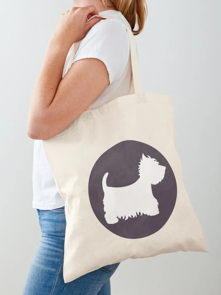 

Westie Tote Bag shopper bags the tote bag personalized tote bag handbag