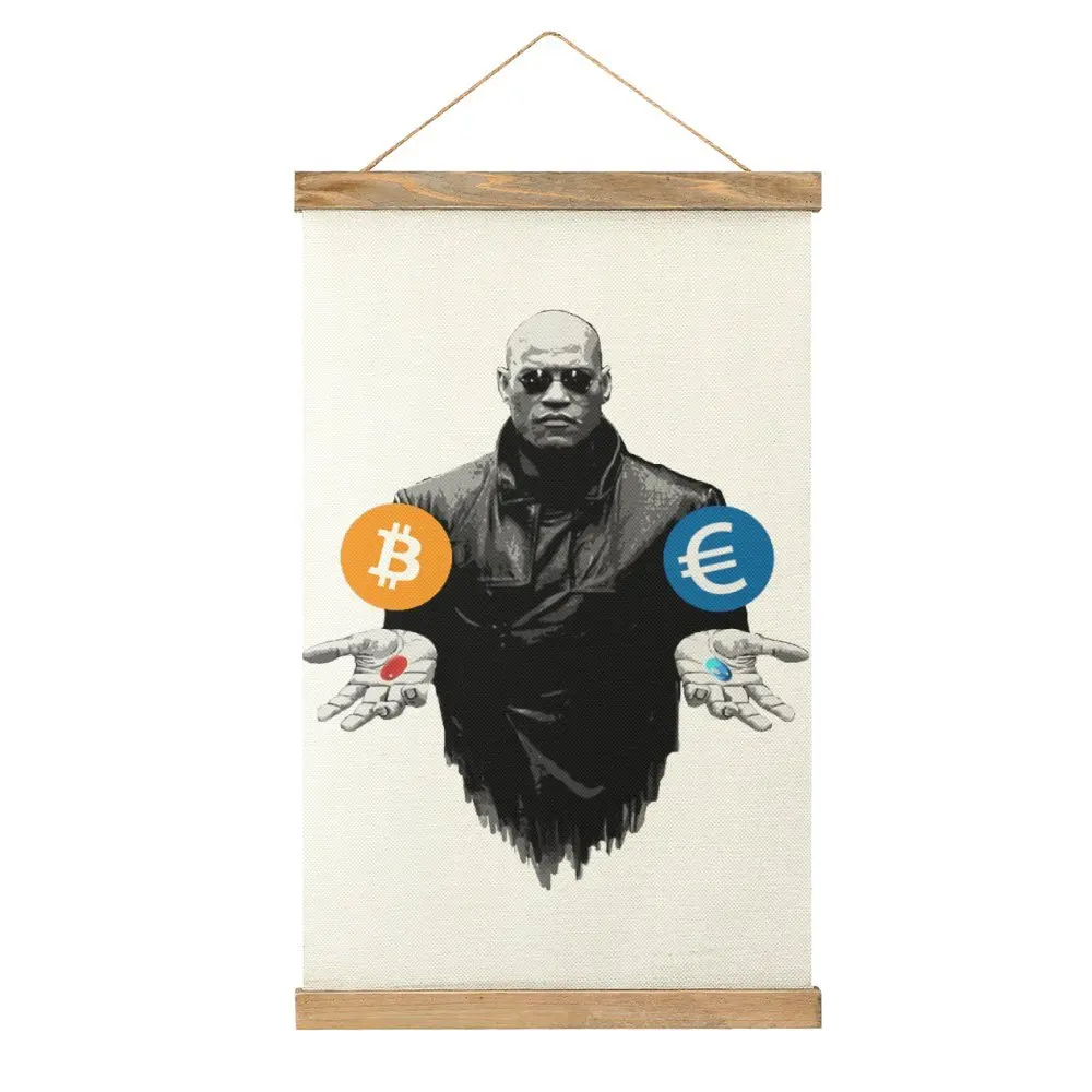 Morpheus Matrix Bitcoin For Sale Draw Hotel Picture Hanging Canvas Hanging Picture Novelty Joke Style Hang Pictures