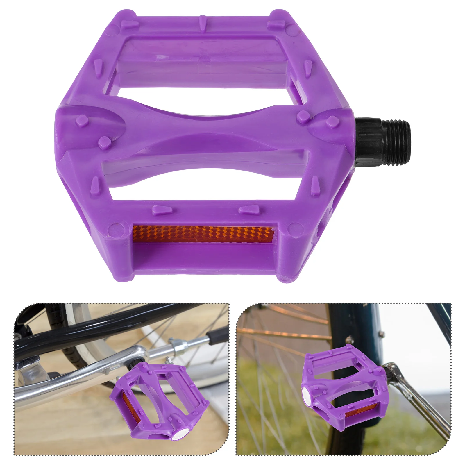 Mountain Bike Pedals Purple Replacement Cycling Bicycle Road Supplies Outdoor Girls Kids for Boys