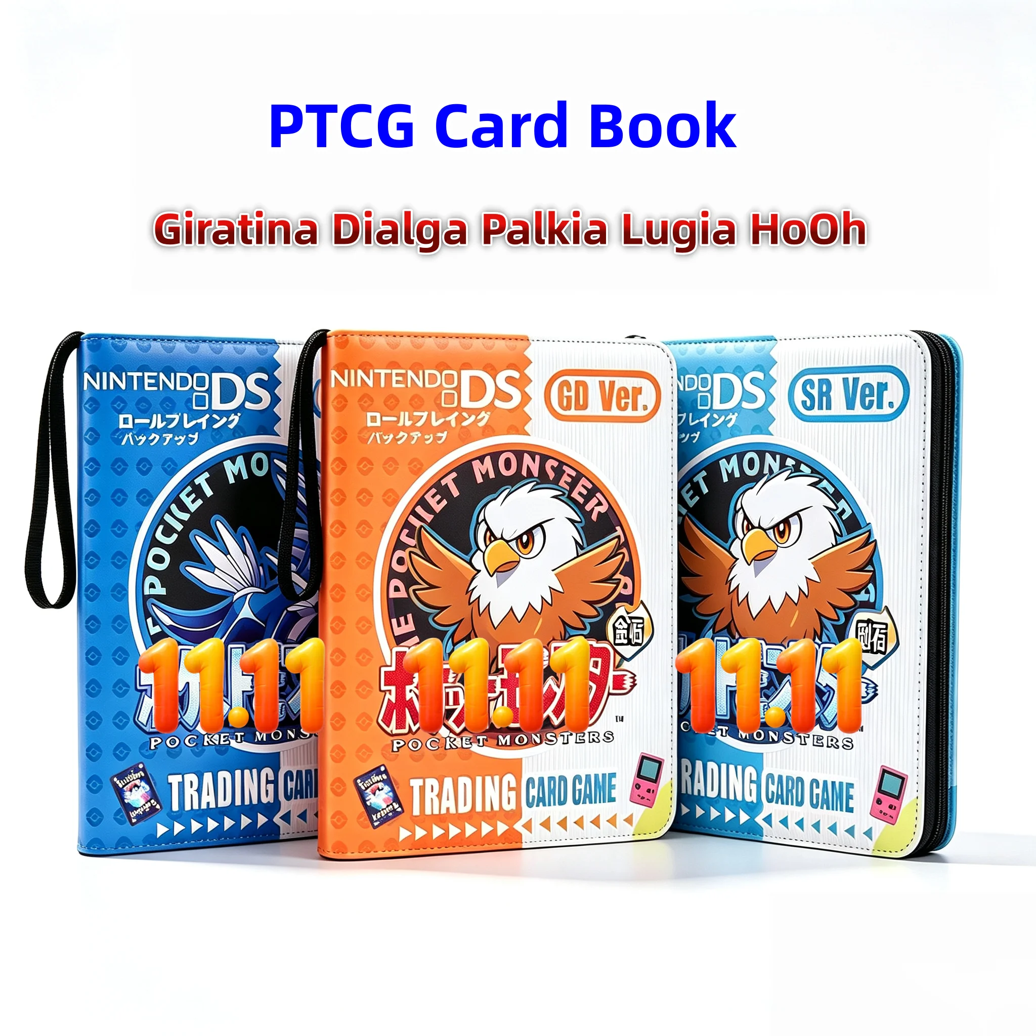 livre-de-cartes-a-collectionner-pokemon-ptcg-livre-de-rangement-portable-classique-pour-cartes-d'anime-jouet-pocket-monsters-giratina-dialga-palkia-lugia-hooh