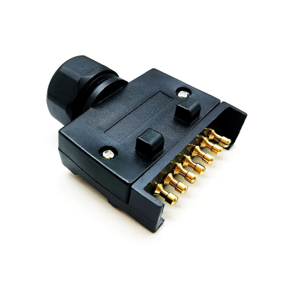 

Car Modification Australian Flat Plug RV Accessories Trailer RV Plug 7 Pin RV Socket 7 Pin Flat Plug Trailer Plug 7P RV Set