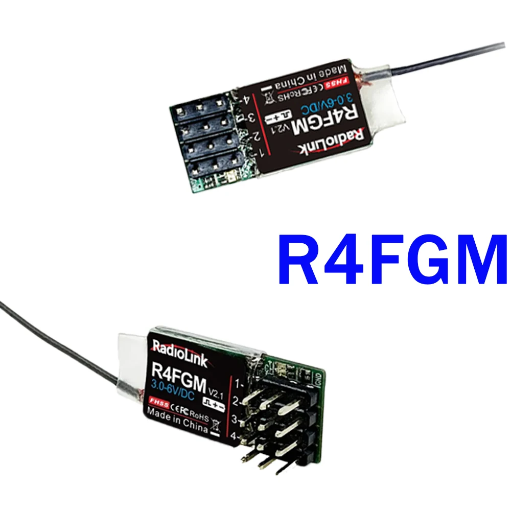 Radiolink-2.4GHz Receptor, R6FG, R6F, R4FGM, R7FG, Transmissor, Controle Remoto, Carro RC, Barco, Peças do modelo do veículo