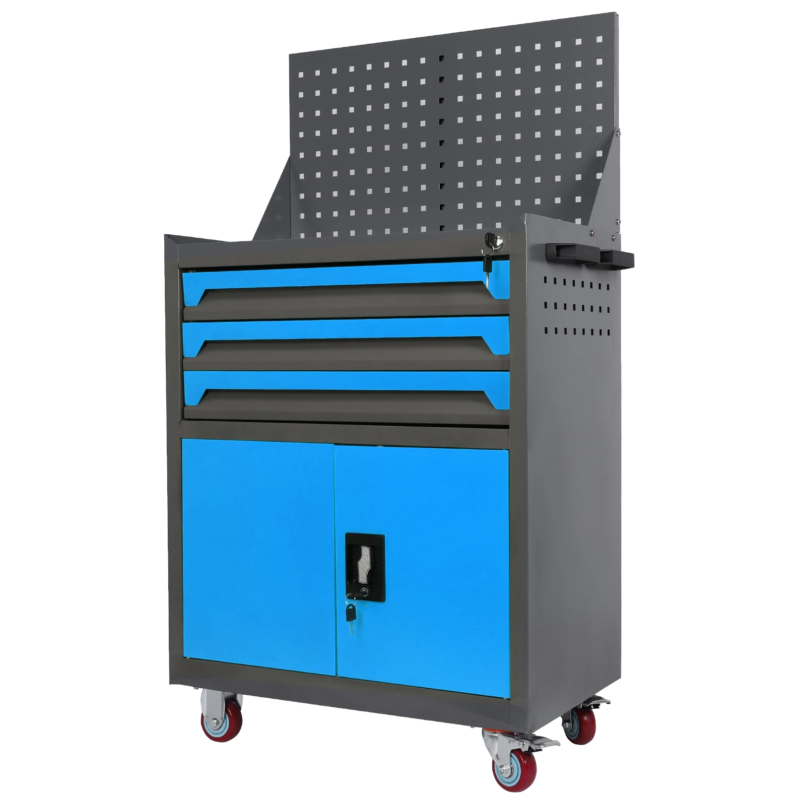 

Rolling Tool Chest with Drawers Auto Repair Tool Cart for Workshop Warehouse Garage