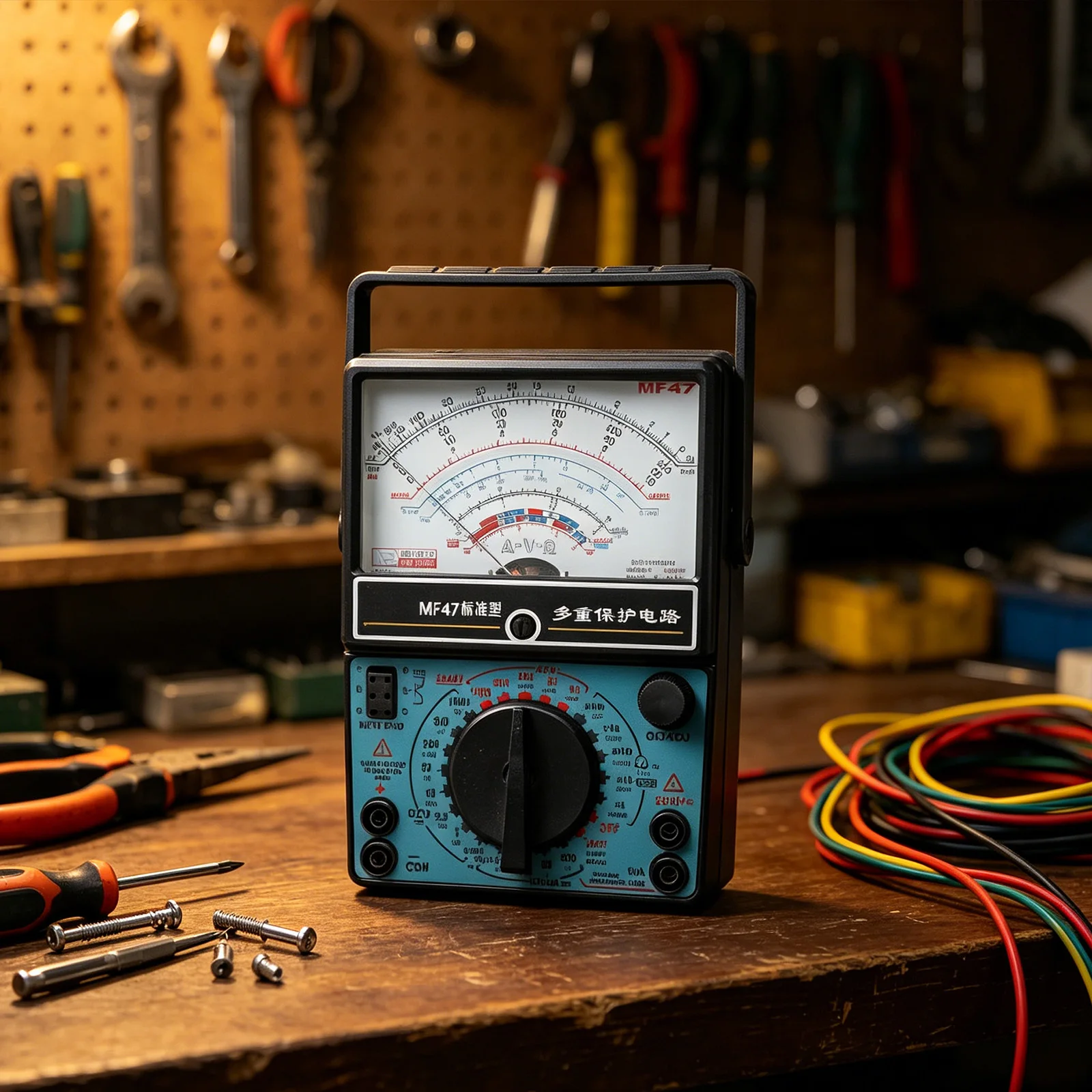 MF47 Analog Multimeter Kit for Teaching DIY Assembly Includes Circuit Diagrams Assembly Instructions and Tools