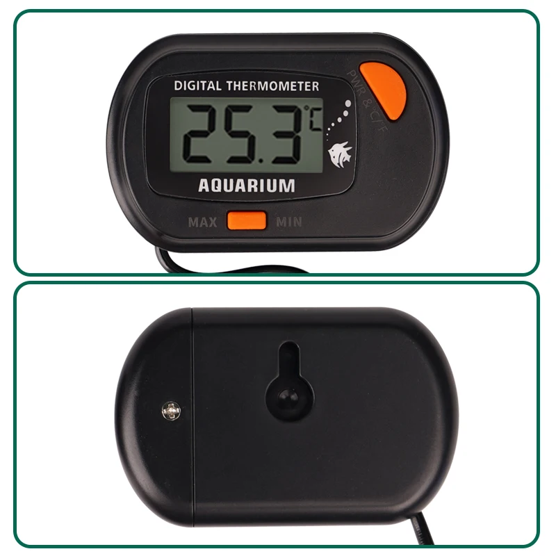 -50℃ - 70℃ Digital Aquarium Fish Tank Thermometer With Suction Cup Temperature Sensor Meter Tester Thermometer Upgraded