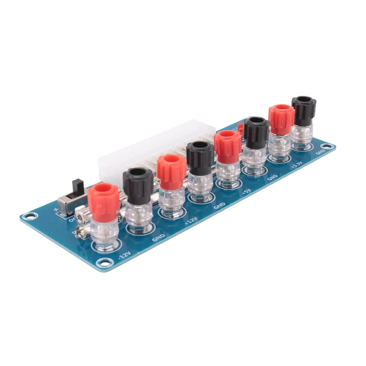 ●24 Pins Atx Benchtop Board Computer Pc Power Supply Breakout Adapter Module