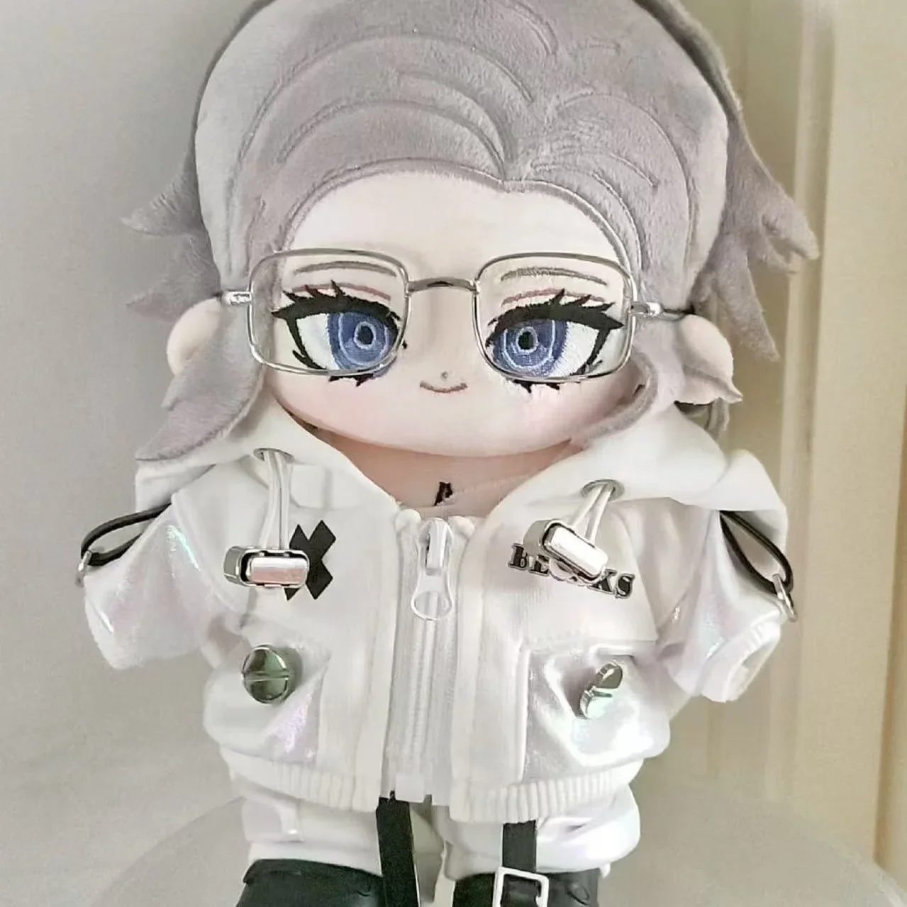 

Game Role The Hundred Line Aotsuki Eito 20cm Cotton Doll Stuffed Cute Dress Up Cotton Doll Plush Toys for Adults Children Gift