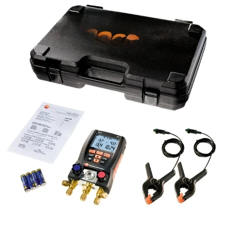 

550 Digital manometer refrigeration manometer air pressure gauge for coolant manifold manometer set 2PCS clamp probe tool