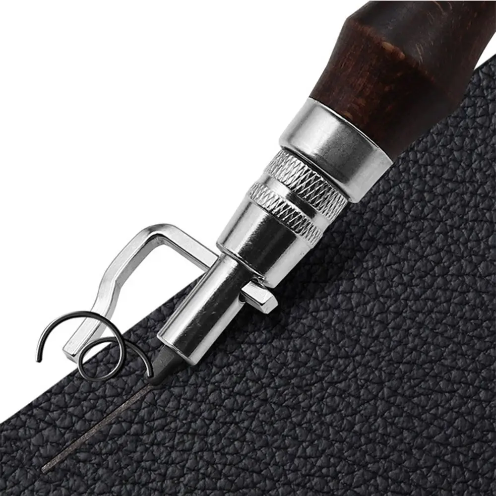 7 In 1 Leather Edge Trimmer Trenching Edge Pressing Edge Beveller Groover Multifunction Edge Cutting Leather Trimming Tool