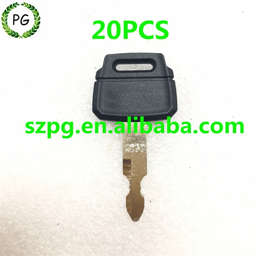 

20PCS K250 Ignition Key For Kebelco Case Kawasaki New Holland Excavator Wheel Loaders