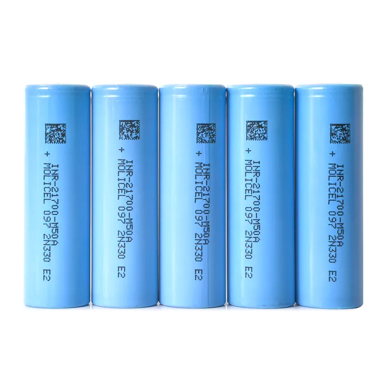 1-10pcs Molicel 21700 M50A 5000mAh 15A Battery INR 21700 3.6V High Capacity Rechargeable Li-ion Cell for Electric Scooters