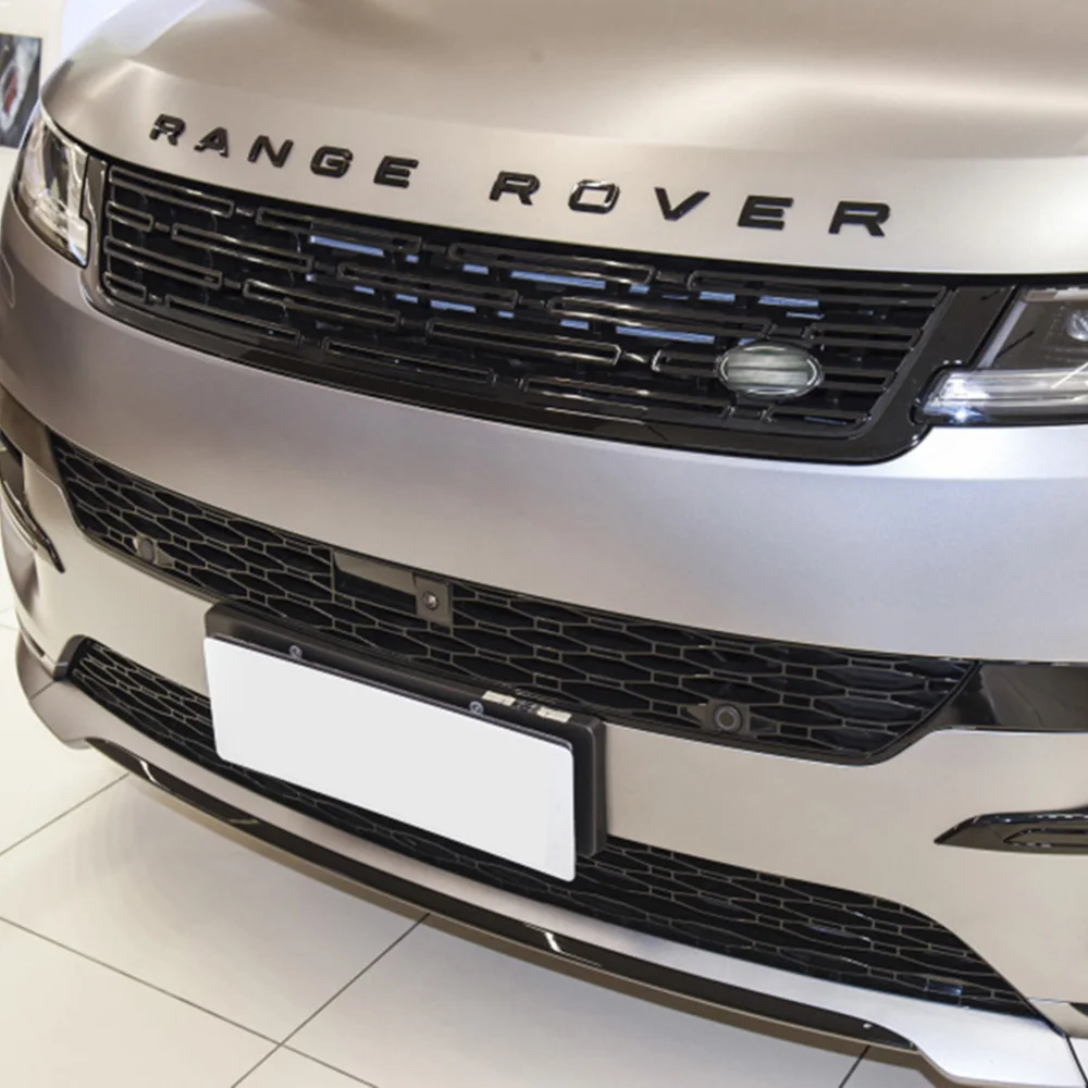 Glossy Black Grille Fit For 2023 New Range Rover Sport Change ABS Material obsidian version grille and fender air vent trim