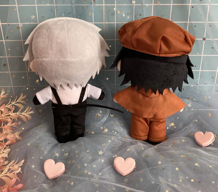 Anime Bungo Stray Dogs Plush Doll /Edogawa Rampo Nakajima Atsushi Cute Soft Stuffed Toys