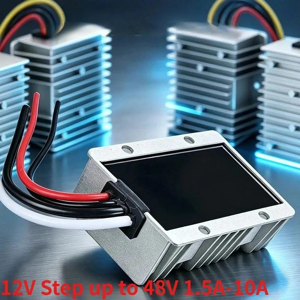 DC 12V Step up to 48V 1.5A-10A Converter Voltage Converter 48Volt Regulator Waterproof DC/DC Boost Transformer Power Supply