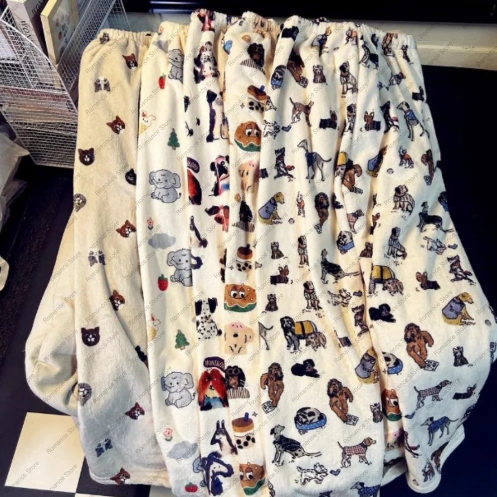 

Мультяшные домашние брюки милые универсальные и теплые для женщин зимой. Они подходят для прогулок дома и когда выходить.