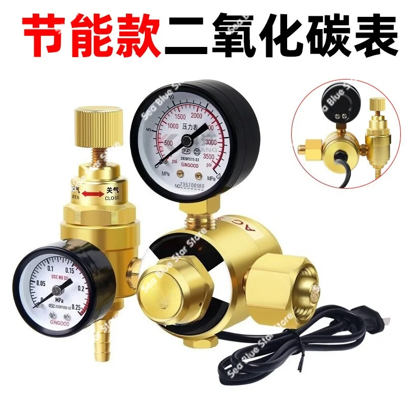 二酸化炭素計-co2減圧器-36v220v-二次溶接機圧力計