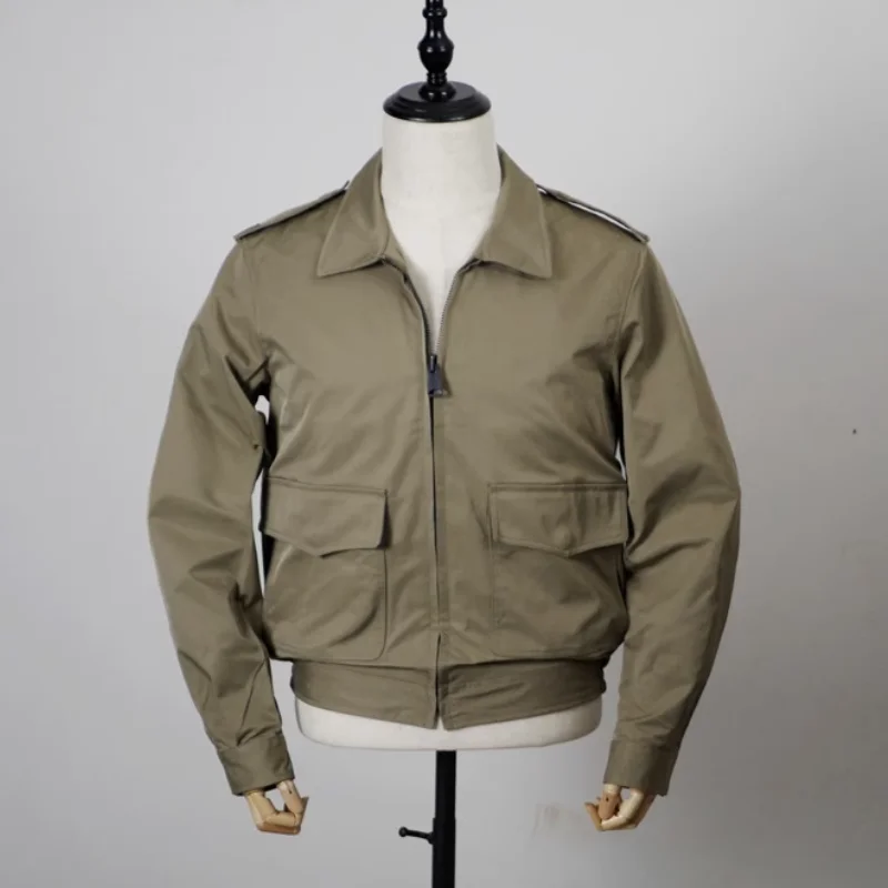 

US Major Shoulder Badge Decorative Collar Slim Short Men's Jacket
