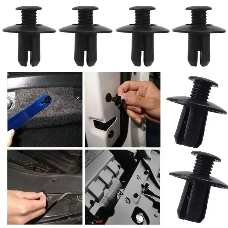 السيارات الجسم دفع كليب 8 مللي متر النايلون توسيع المسامير لباب الوفير الحاجز بطانة البلاستيك التجنيب الربط اكسسوارات عدة