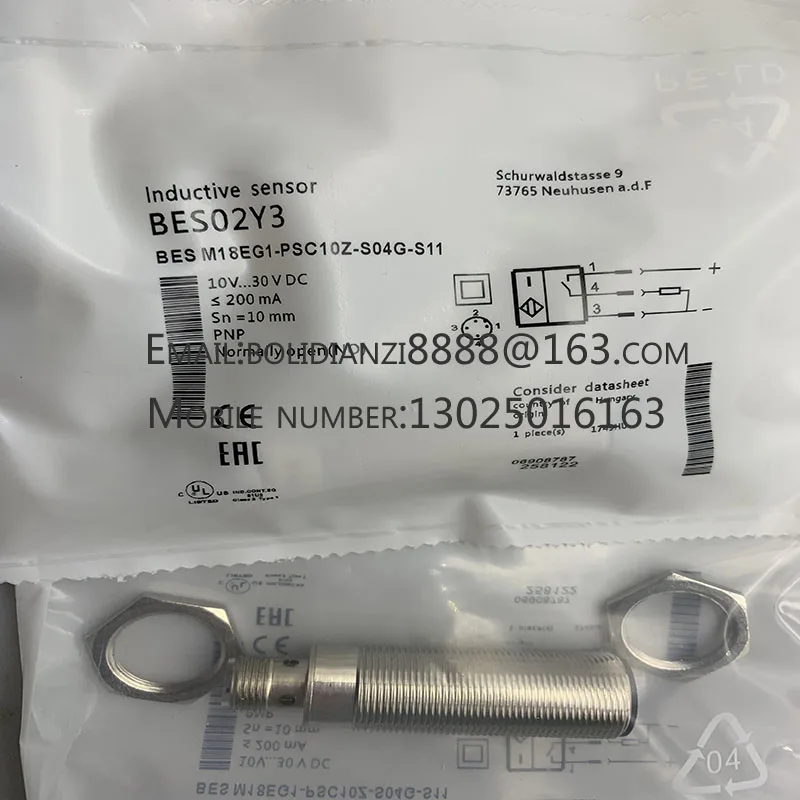 

The brand-new original sensor BES02Y3 BES M18EG1-PSC10Z-S04G-S11 warranty for one year in stock