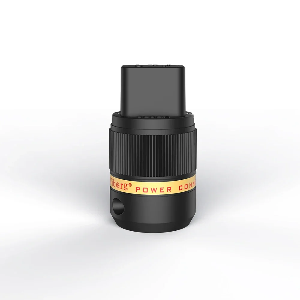 Viborg VF520/VF520S/VF520G/VF520R HIFI AC 20A enchufe hembra cobre puro rodio oro plateado conector IEC C19