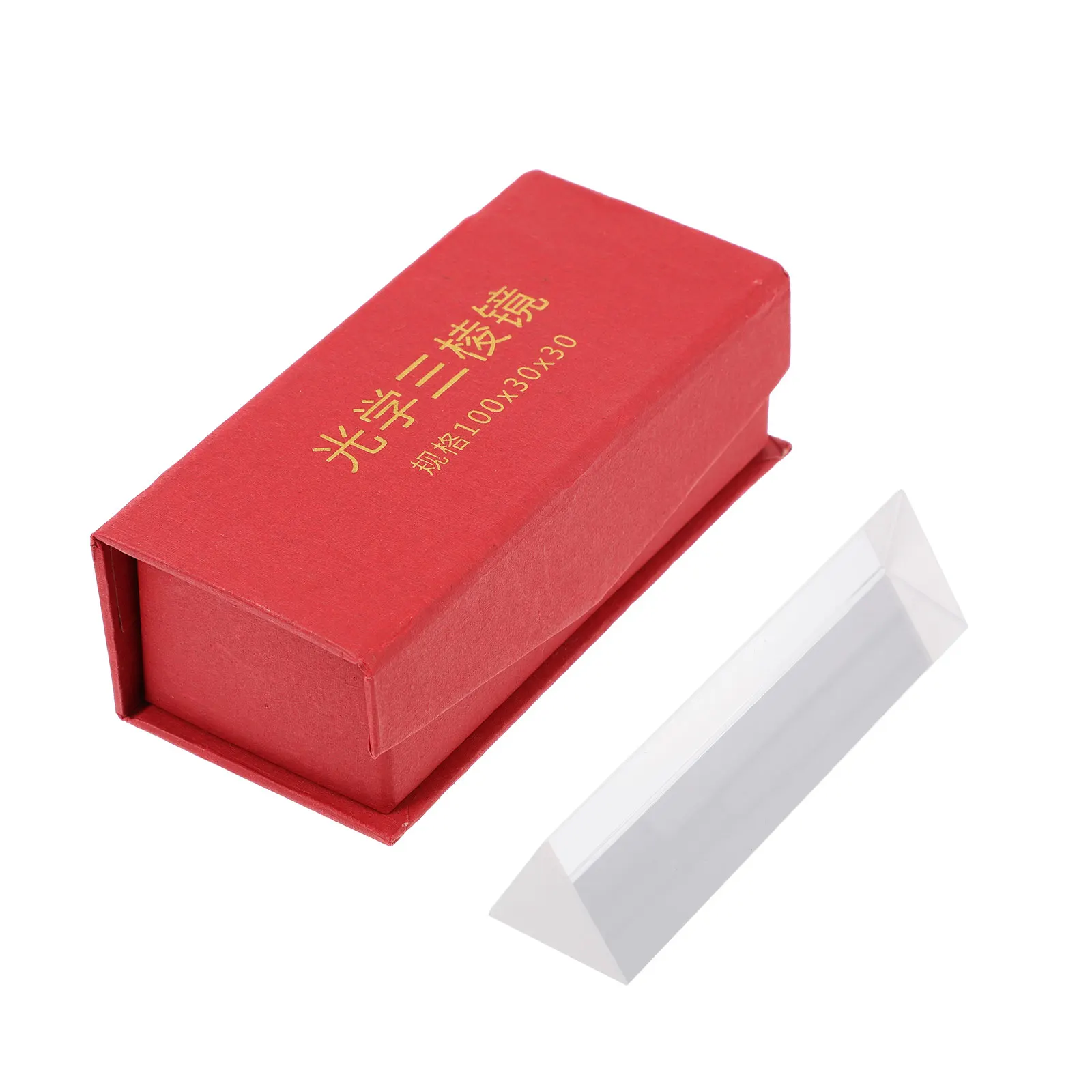 

High-Quality Triangular Prism Optical Glass Prism for Physics Experiment Education and Light Analysis Tool