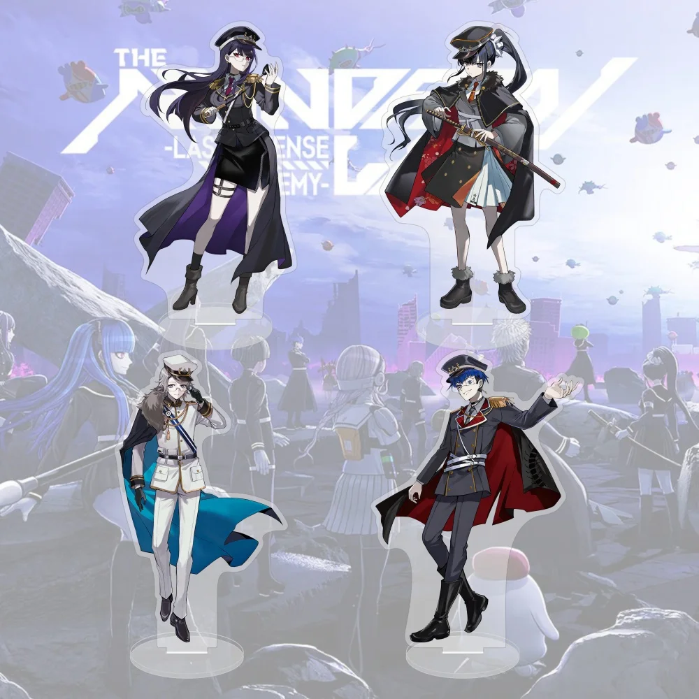 The Hundred Line -Last Defense Academy- Anime 15cm Acrylic Stand Figure Cartoon Desktop Ornament Collection Model Toy Keychain