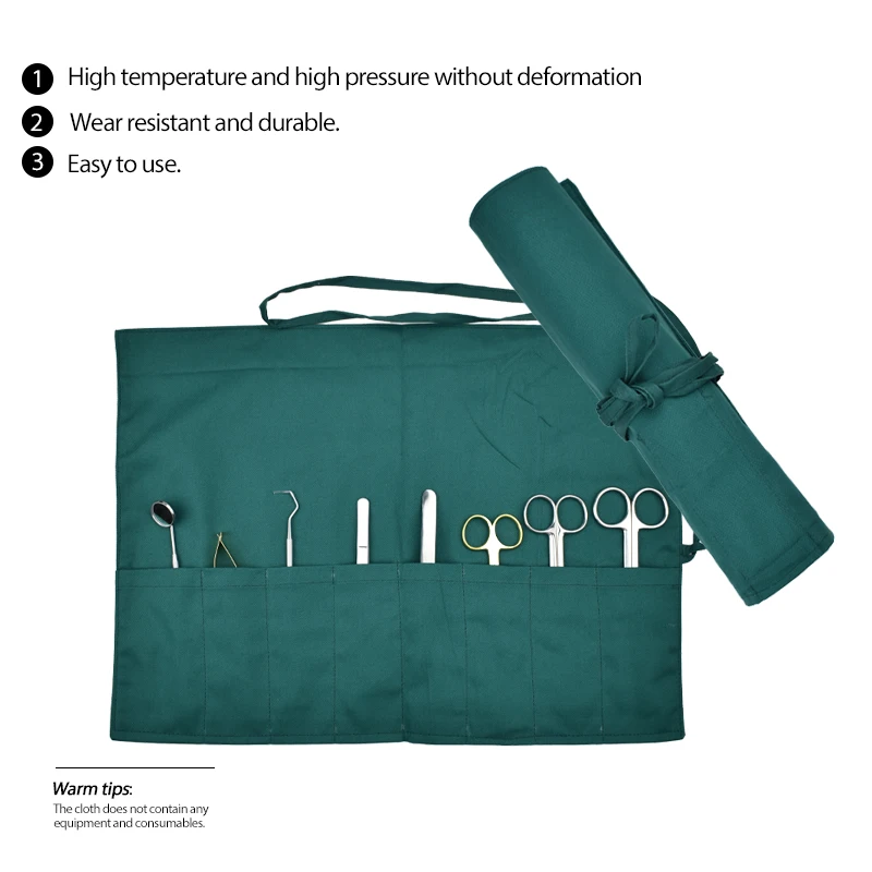 

Medical Instrument Bag Cloth Double-Layer Single Row Double Row Surgical Tool Sterilization Bag Storage Bag Disinfection Tool