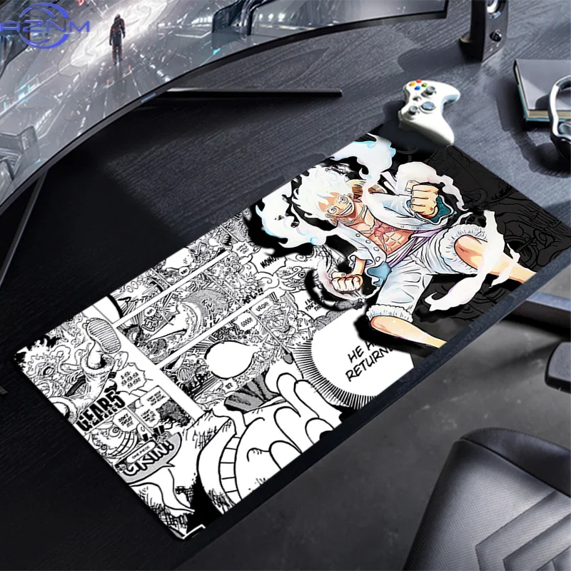Kawaii Mouse Pad One Piece Anime Gabinete Gamer Durable Computer New XXL Desk Mat Keyboard Gaming Accessories Mousepad
