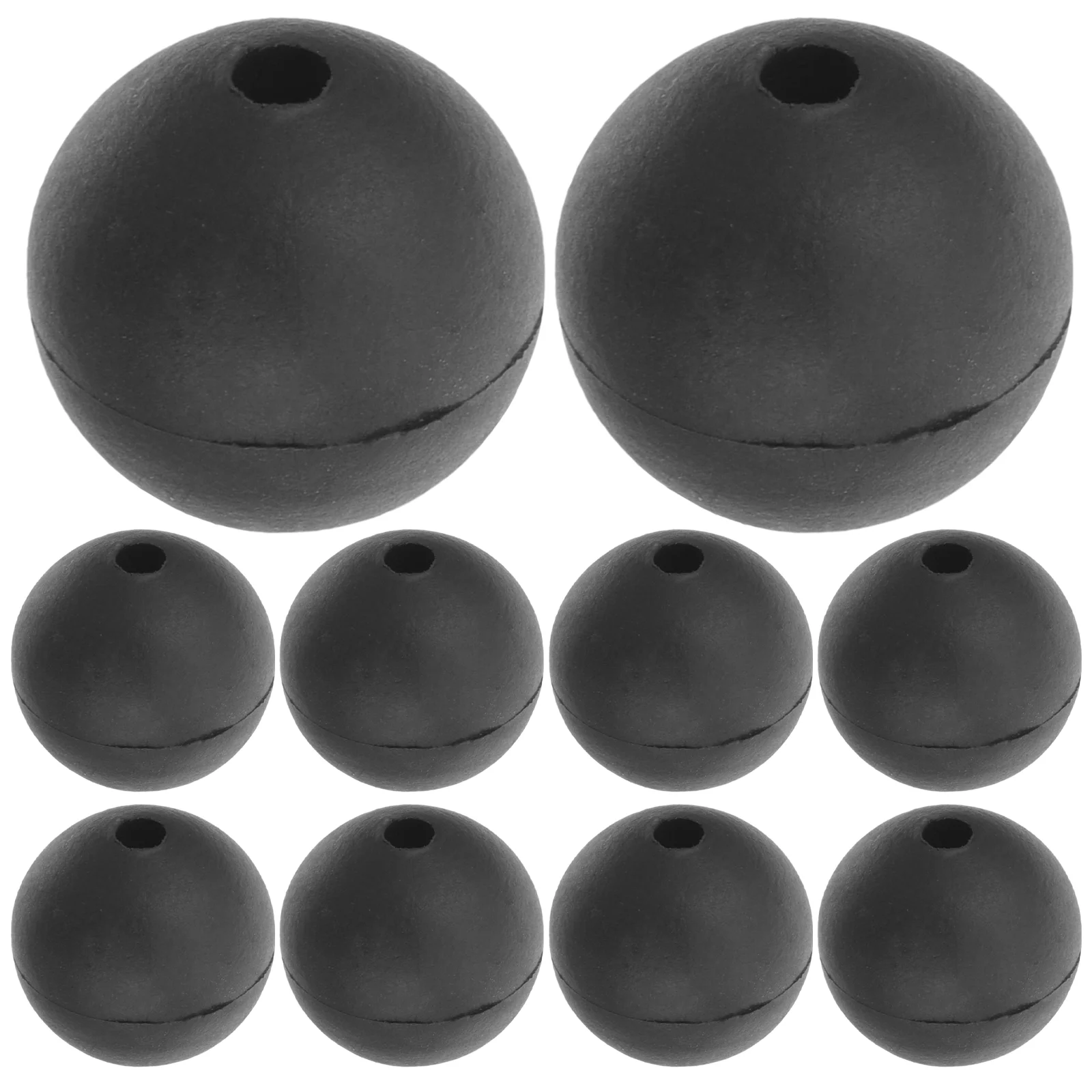 10 pçs tambor vara martelo cabeça instrumentos infantis xilofone mallet dicas cabeças de percussão de borracha