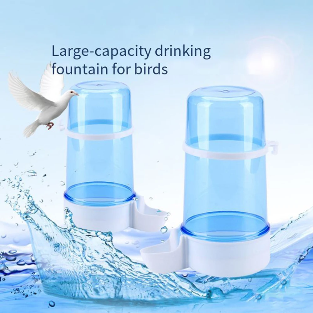 Automatic Bird Water Drinker Multifunctional Bird Water Dispenser Wear-resistant Bird Drinker Feeder Adjustable Pet Accessories