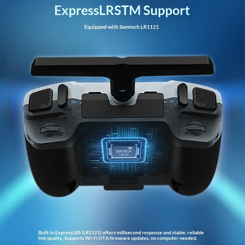 New AX12 RadioMaster RC Transmitter Android9 16CH ELRS Hall X5 5.5 Inch 720P HD Touch Screen 64GB 21700mAh USB-PD Fast Charging