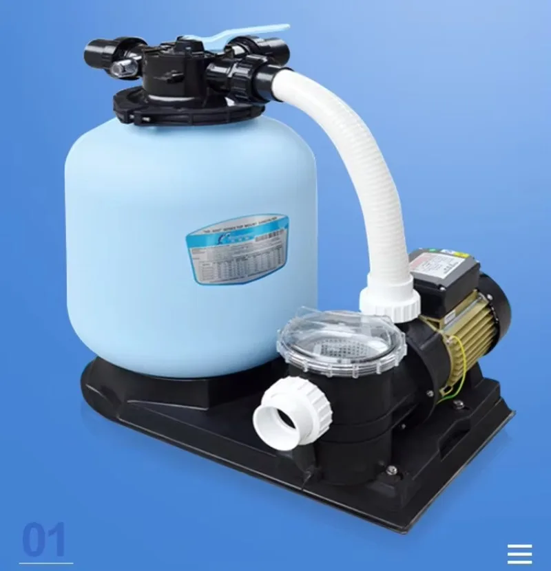 Multi Valves Rapid Swimming Pool Fiberglass tank Top Mount Water Well Sand Filter