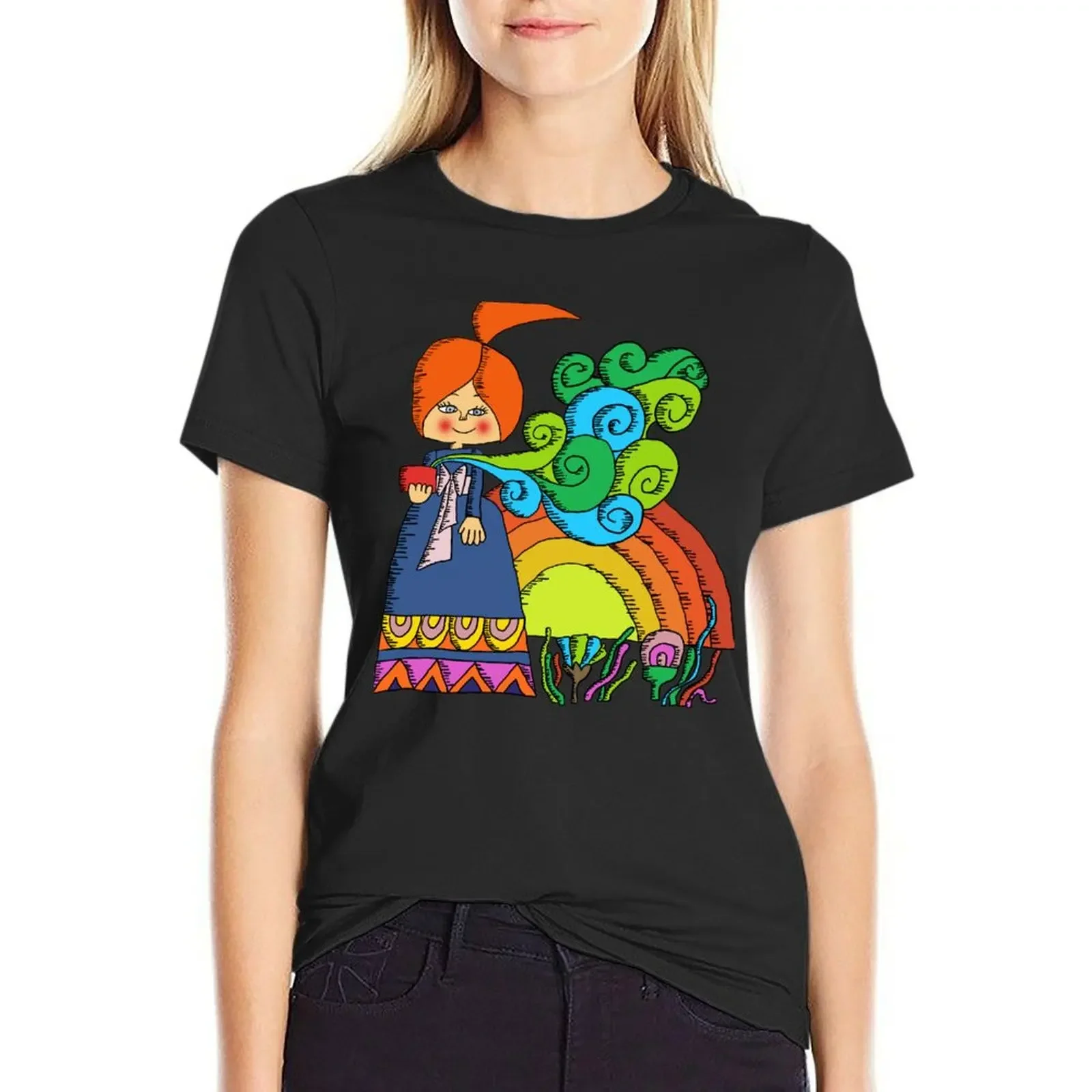 

Pandora T-Shirt kawaii clothes funny customizeds Women's tops