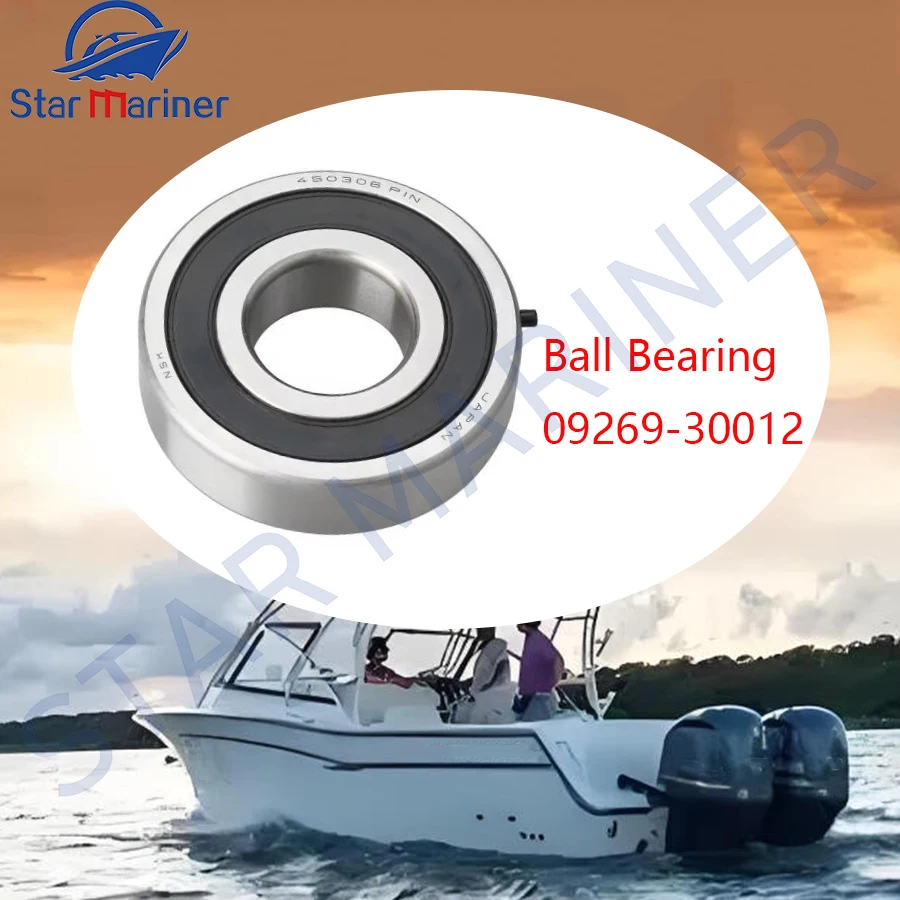 

Морской шарикоподшипник 09269-30012 для подвесного двигателя Suzuki 2T DT40-85HP, размер морского двигателя 30x72x19, аксессуары для морского двигателя