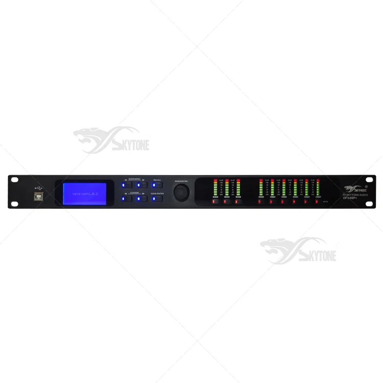 DF3.6SP + 7-Band 3 ingressi 6 uscite processore digitale Audio professionale