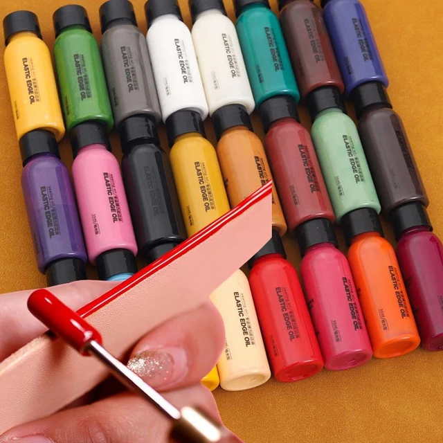 30ml Leather Edge Paint Oil Dye Dressing Color Coats Leather Edges Finish Supplies DIY Craft Leather Shoe Edges Pigment AliExpress