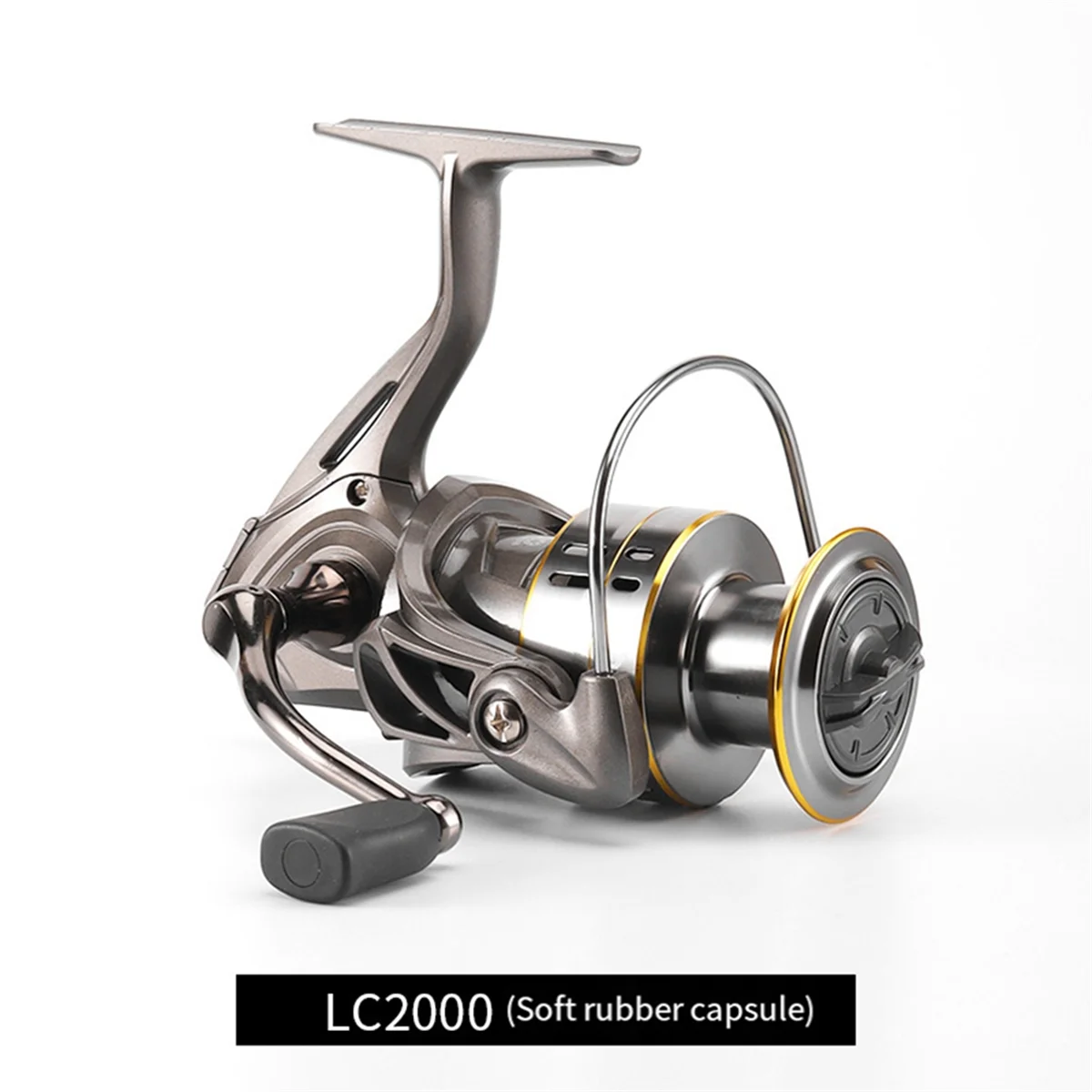 A72Z Luya Fishing Reel Spinnings Wheel Metal Long-Distance Casting Fishing Reel Spinnings Reel Gear (Soft Rubber Grip Ball),D